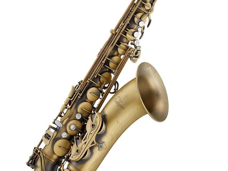 Antigua TS-4248-AQ-GH B-Tenorsaxophon "Power Bell"  Antik Matt , incl.Etui