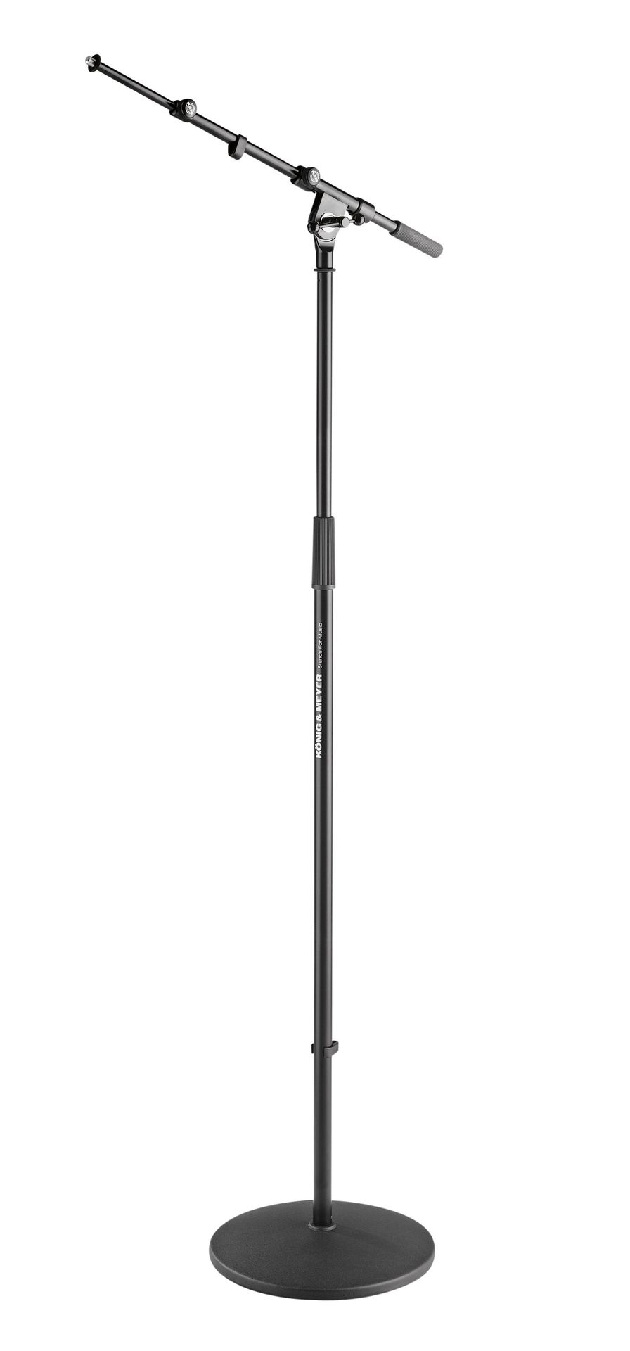 K&M 26145 Mikrofonstativ mit Rundsockel und ausziehbarem Galgen_00051037_