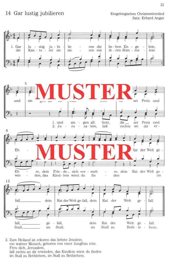 Noten Arzgebirg mei Arzgebirg Berg- & Weihnachtslieder Hofmeister FH 2034