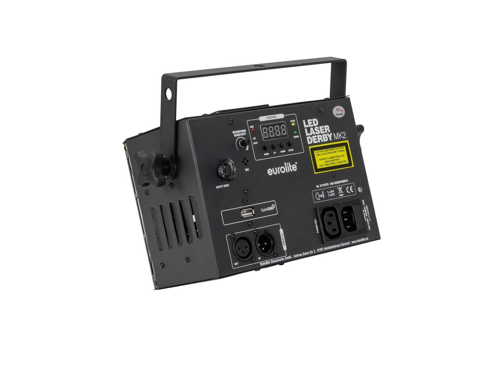 EUROLITE LED Laser Derby MK2 Strahleneffekt LED Lichteffekt mit DMX_00051259_
