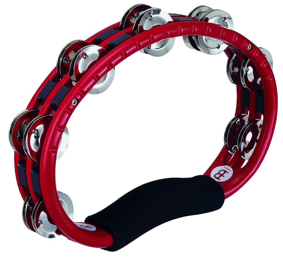 0840553053340 - - Hand Tambourine TMT1R Steel Jingles