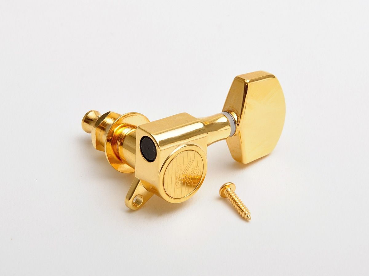 Kluson Roundbacks deutscher Fl&uuml;gel 3L/ 3R MS33G Mechanikensatz Gold