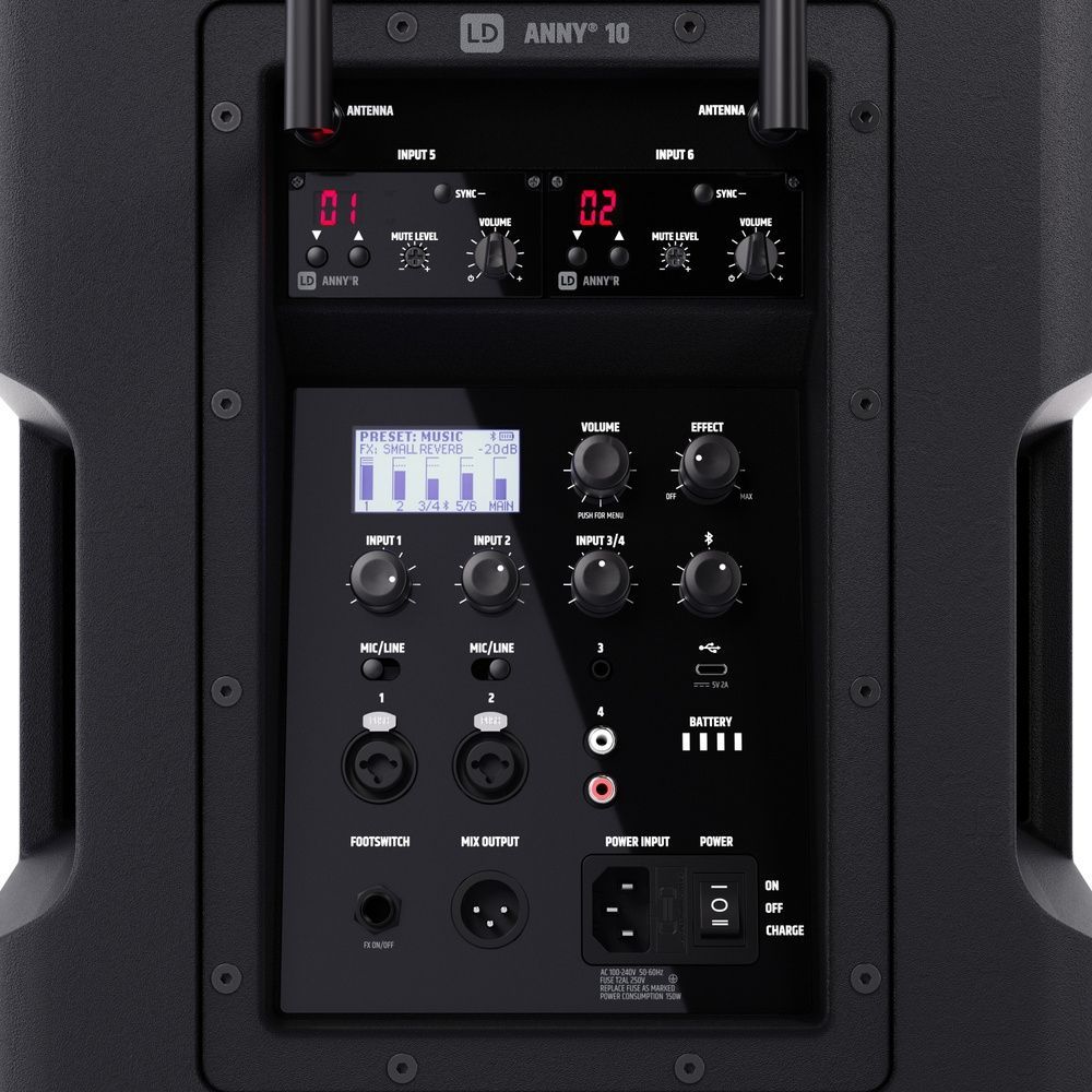 LD Systems ANNY 10 HHD 2 B5 Akkubetriebene Bluetooth-Lautsprecherbox LD Systems ANNY 10 HHD 2 B5 Akkubetriebene Bluetooth-Lautsprecherbox