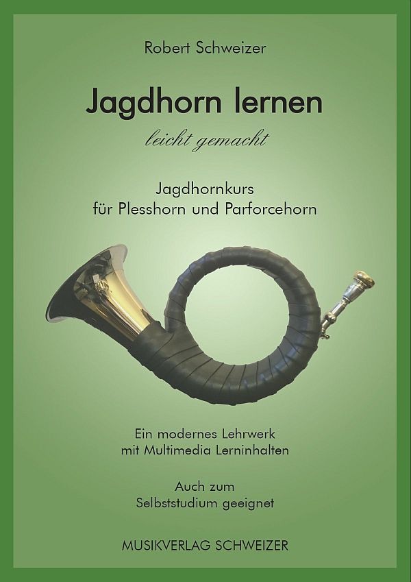 Schule Noten Jagdhorn lernen leicht gemacht für Plesshorn und Parforcehorn_00054888_