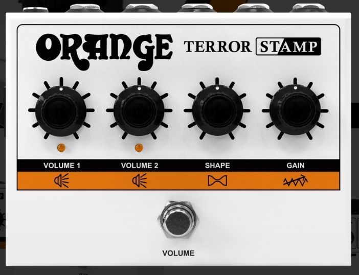 Orange Terror Stamp Röhren Hybrid Gitarrenverstärker in Pedal Format