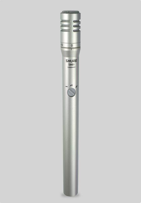 Shure SM81 Instrumenten-Mikrofon für Akustische Instrumente/ Overhead