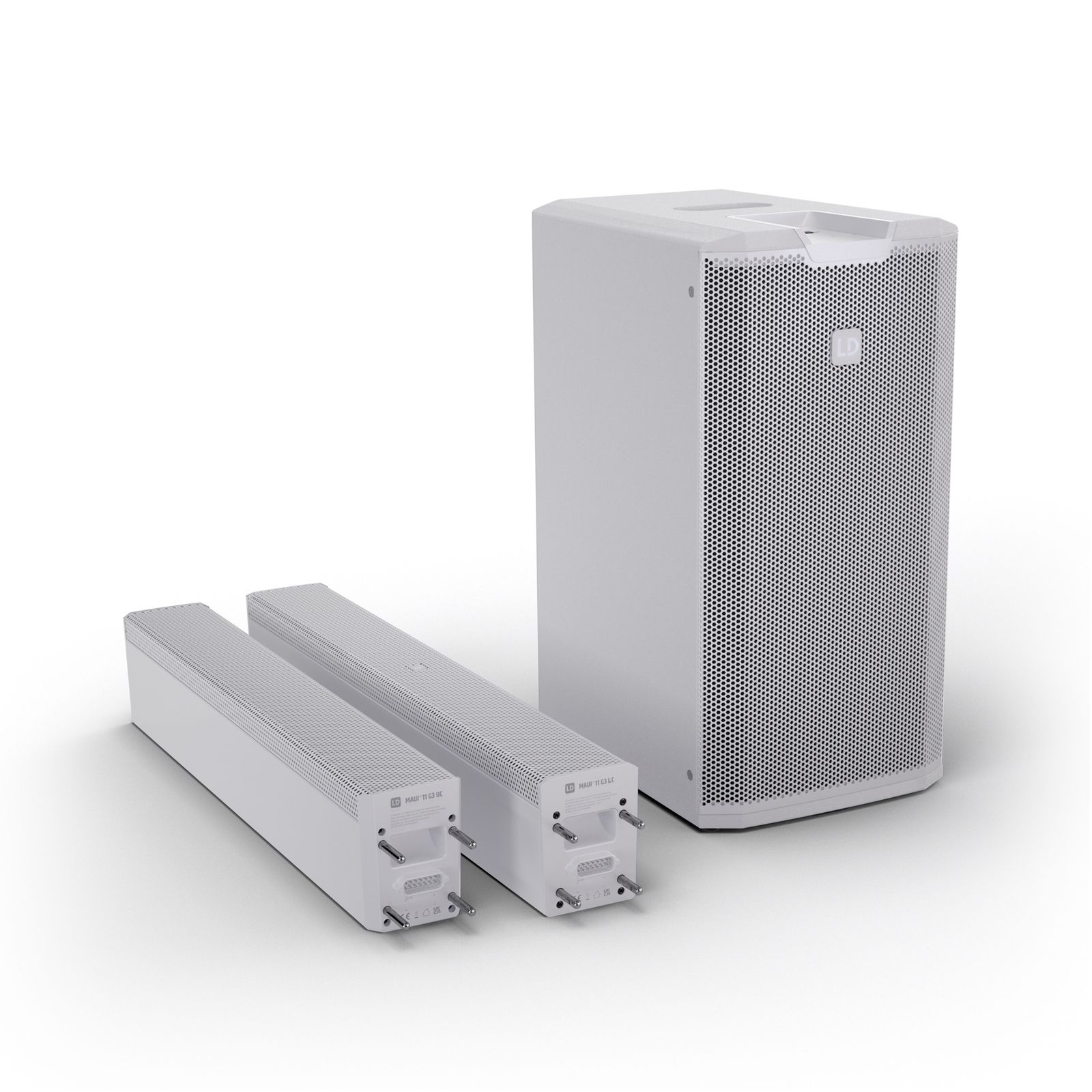 LD Systems Maui 11 G3 Weiß Cardioid Säulen PA System mit Bluetooth