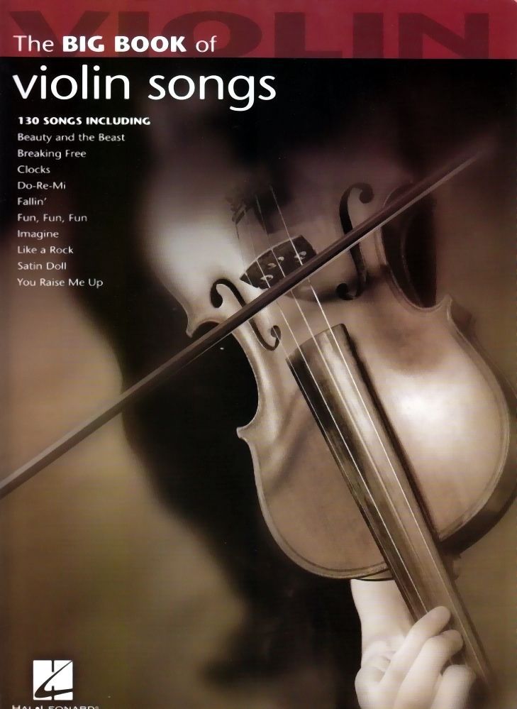 Noten The big book of violin songs Hal Leonard 842214 Geige Violine