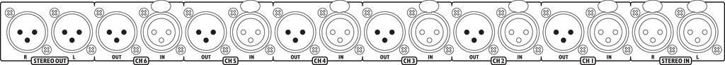 IMG Stage Line LMS-808 19" Mikrofon-Line-Mischer/Line-Splitter 8- / 6-Kanal