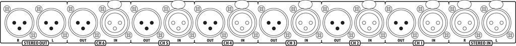 IMG Stage Line LMS-808 19" Mikrofon-Line-Mischer/Line-Splitter 8- / 6-Kanal