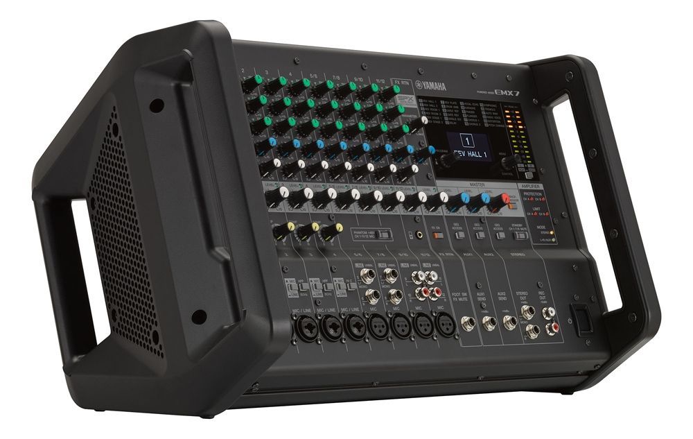 Yamaha EMX 7 Powermixer 12 Kanal Mischpult mit Endstufe _00034322_