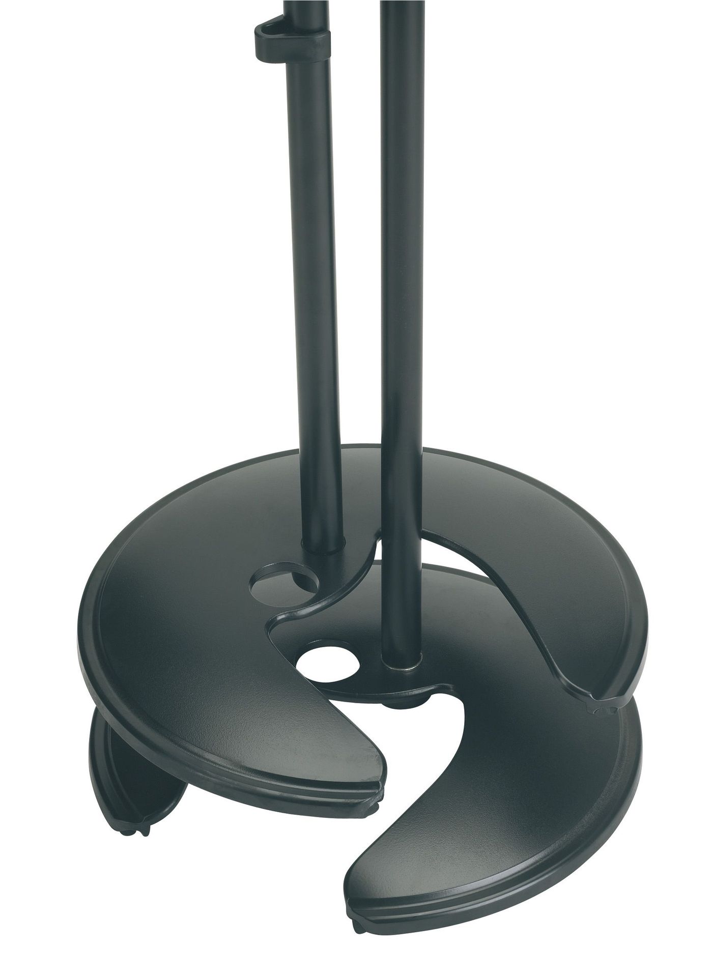 K&M 26075 Mikrofonstativ, Einhandverstellung, stapelbar, Spezialrundfuß, schwarz K&M 26075 Mikrofonstativ, Einhandverstellung, stapelbar, Spezialrundfuß, schwarz