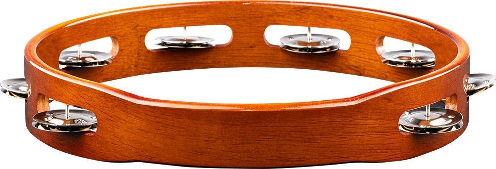 Meinl TA1AB Holz Tambourin Schellenkranz Stahlschellen