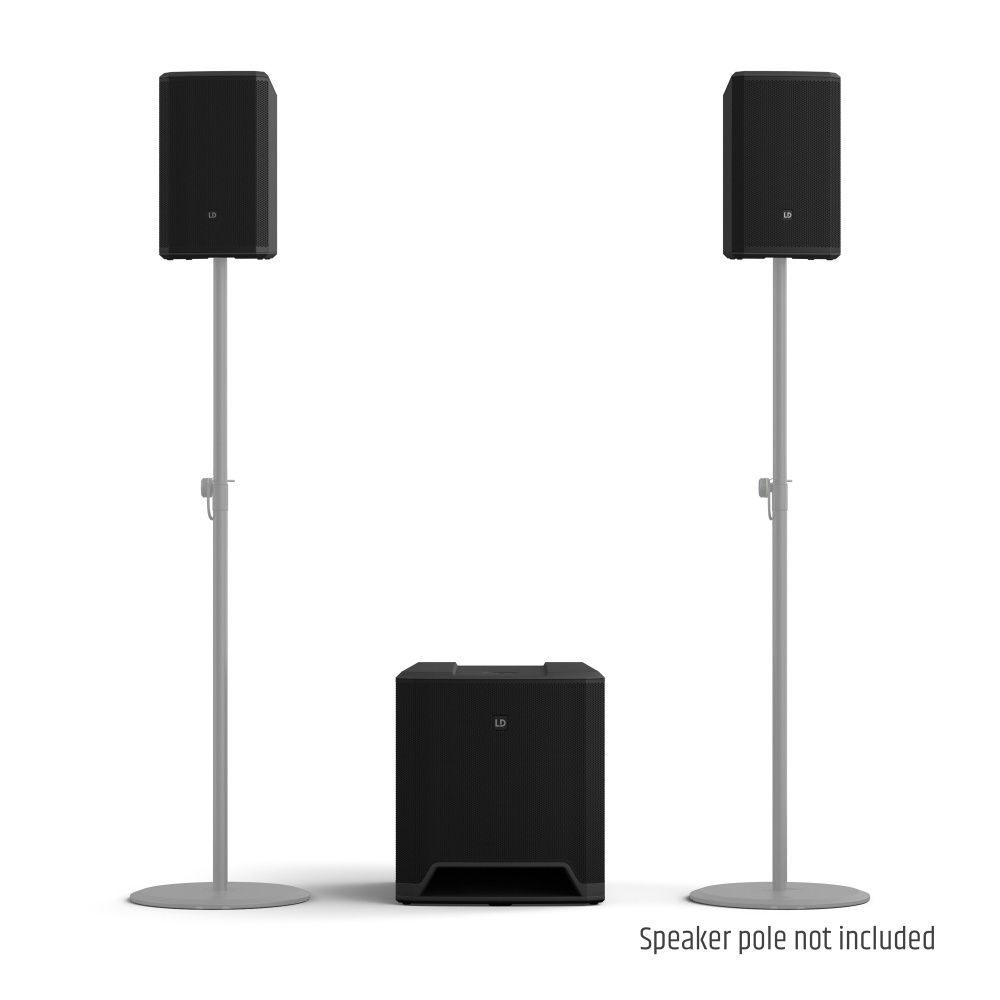 LD Systems DAVE 15 G4X Kompaktes 2.1 PA-System aktiv mit Bluetooth_00051700_
