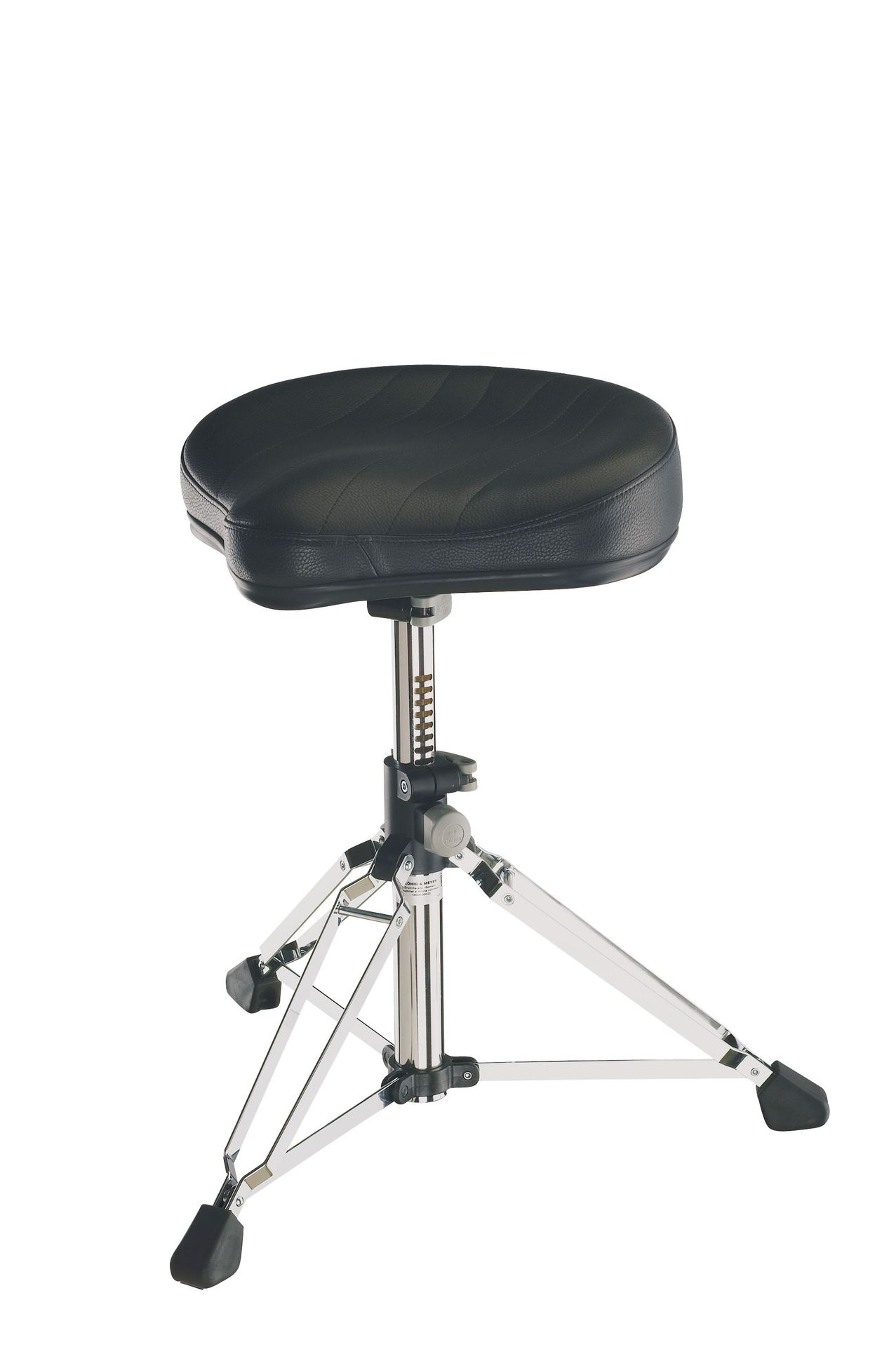 4016842812721 - K&M 14000 Gomezz Drumhocker groÃe SitzflÃ¤che Leder Sattel sehr stabil