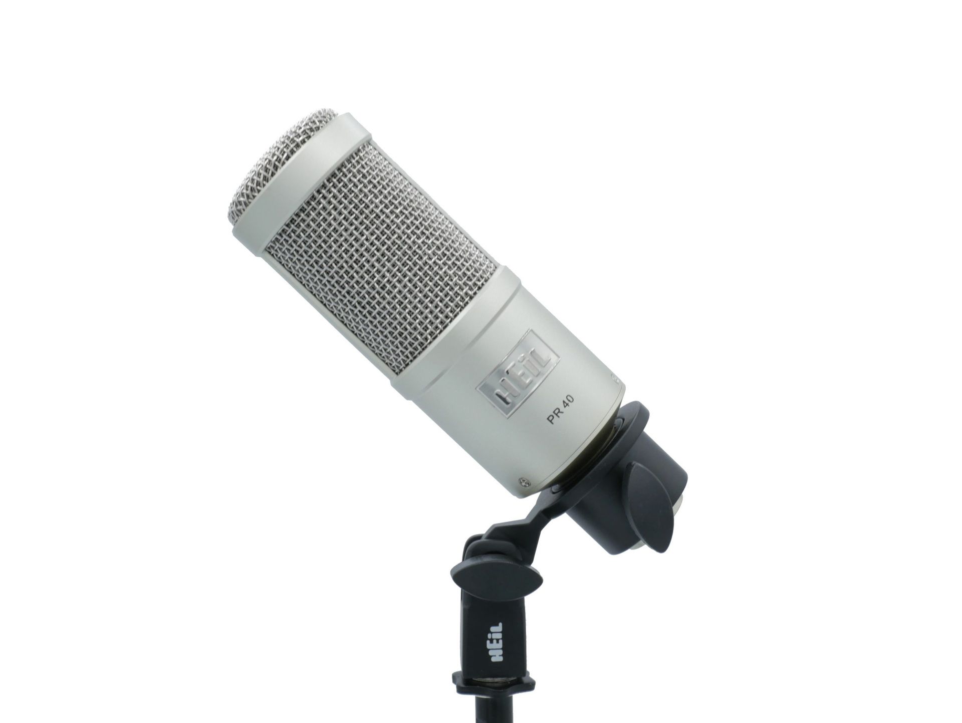 Heil Sound PR40 silber Großmembranmikrofon dynamisch für Gesang und Instrumente 