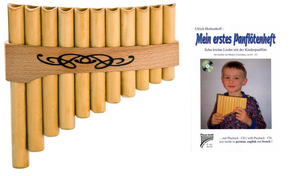 0703062856553 - Kinder PanflötenSet mit Panflöte und Lernbuch incl Playback-CD ( 10 Lieder) 0703062856553 - Kinder PanflötenSet mit Panflöte und Lernbuch incl Playback-CD ( 10 Lieder)