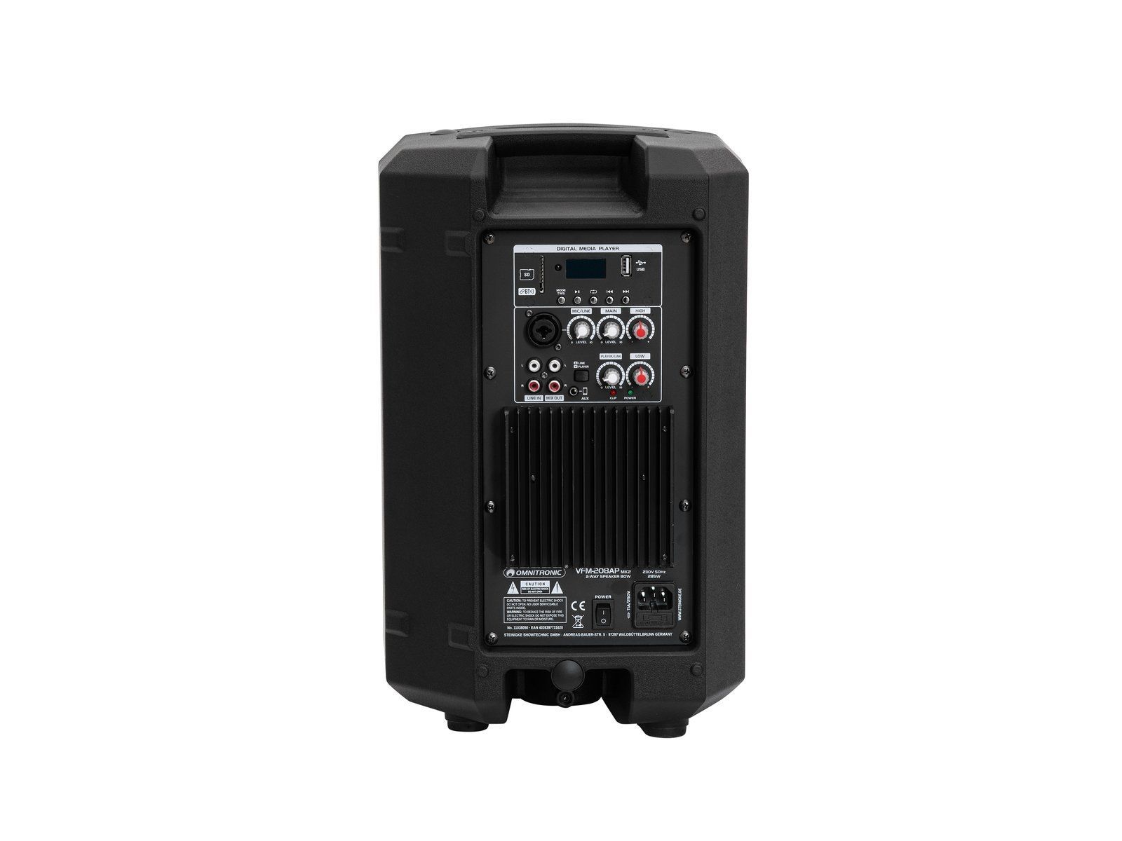 OMNITRONIC VFM-208AP MK2 Aktivbox 8/2 mit Audioplayer und Bluetooth_00053684_