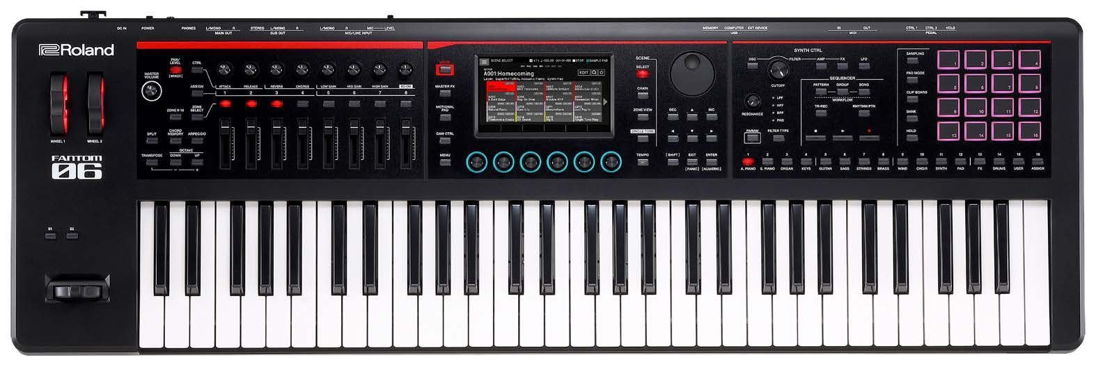 Roland Fantom 06  61 Workstation Synthesizer - Versandretoure -