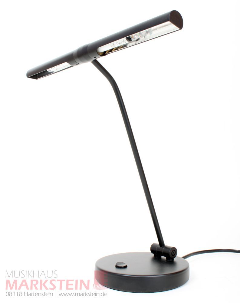 Leuchten 004 Jahn Pianoleuchte L4407 Halogen schwarz matt Klavierleuchte incl.Leuchtmittel