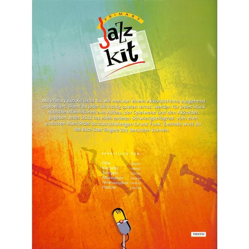 Noten Klarinette PRIMARY JAZZ KIT  incl. CD de HASKE 1002532 