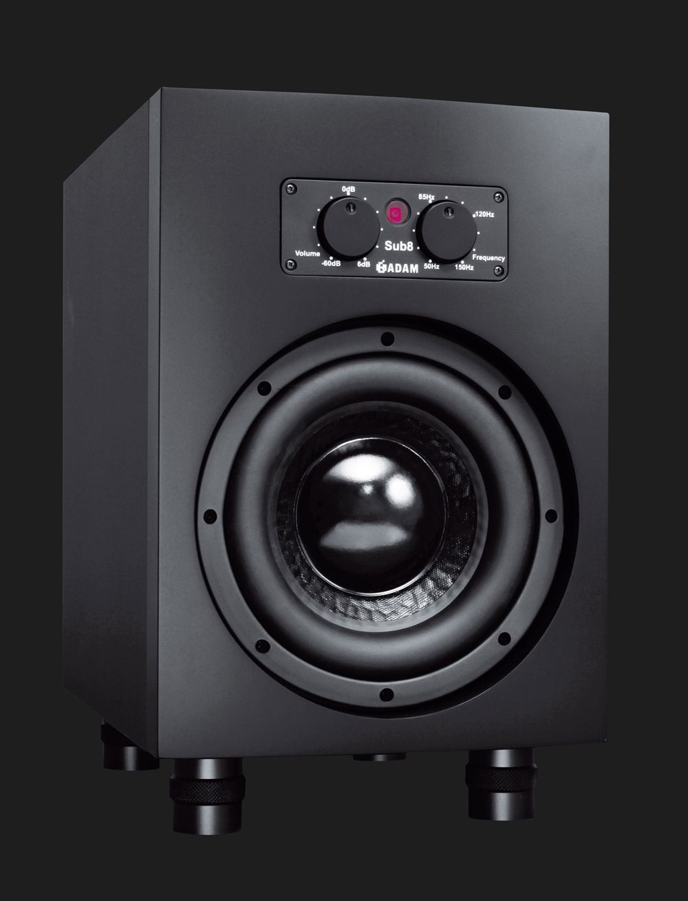 Adam Sub 8 aktiver Subwoofer für Studiomonitor Anwendungen