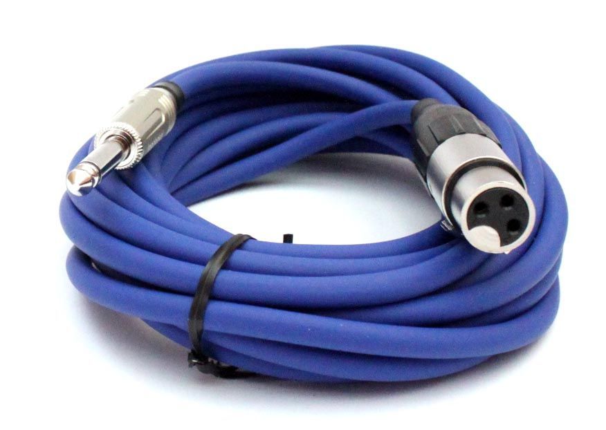 4051344036268 - Mikrofonkabel Amphenol XLR female 63mm Klinkenstecker 5 Meter blau 4051344036268 - Mikrofonkabel Amphenol XLR female 63mm Klinkenstecker 5 Meter blau