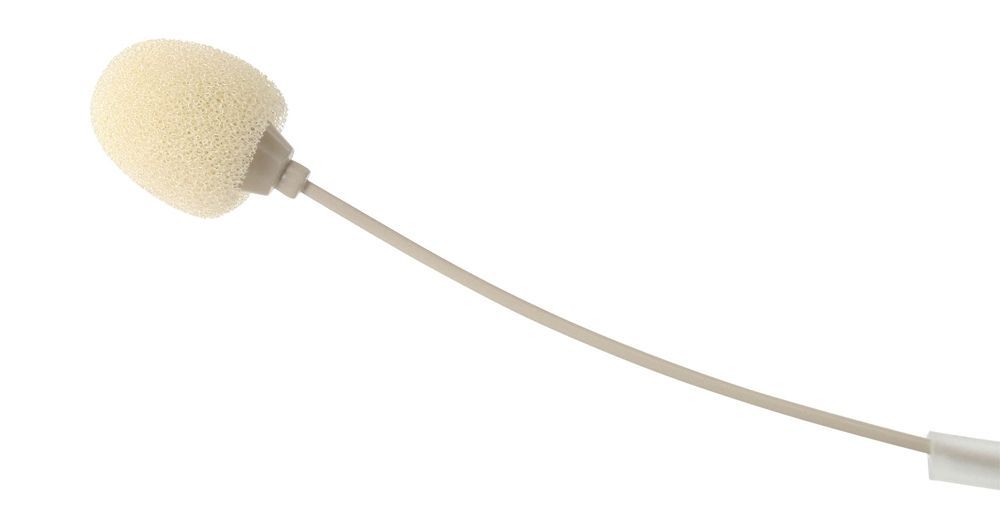 Pronomic HS-31 EA Headset-Mikrofon, beige , Nackenbügelmikrofon, Kugel