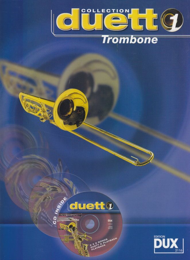 Noten Duett Collection 1 - Trombone incl. CD DUX 2116  playalong