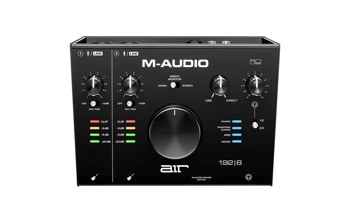 M-Audio AIR 192 | 8  2-IN/4-OUT 24 Bit / 192 kHz USB Audiointerface