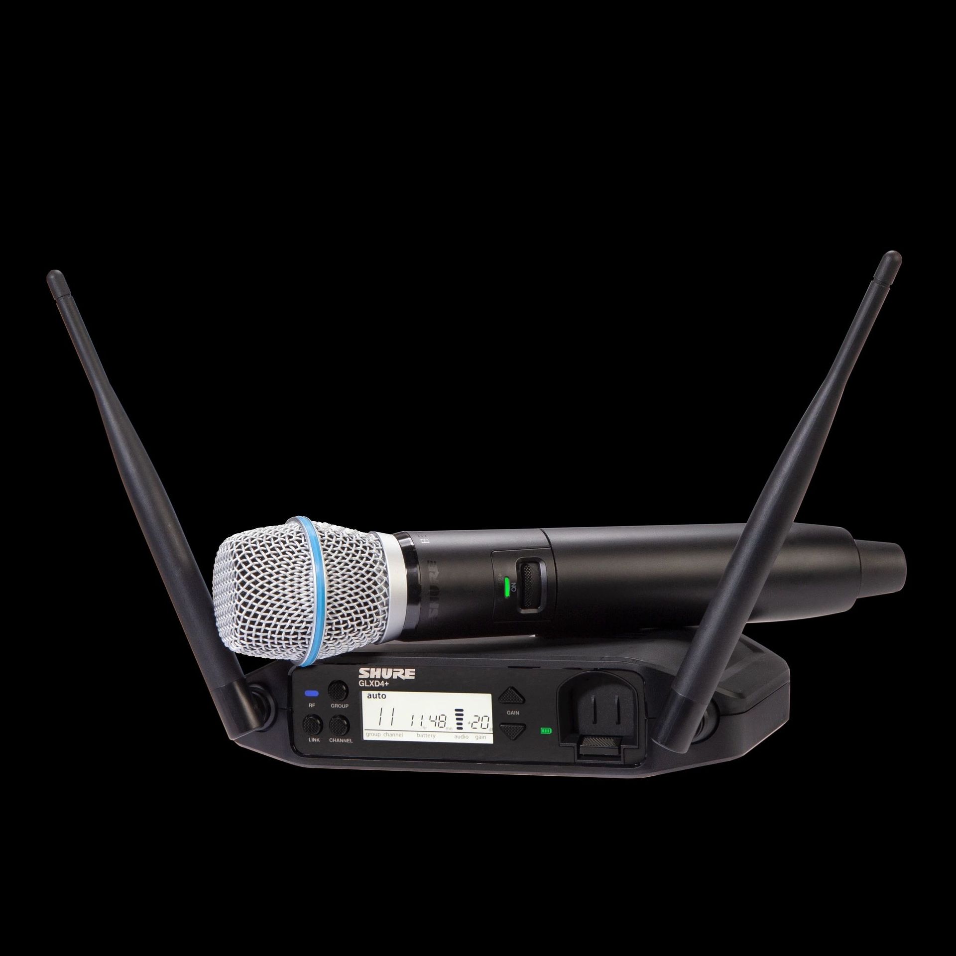 Shure GLXD24+/Beta87  Funkmikrofon Vocal Wireless System 2,4 GHz + 5,8 GHz 