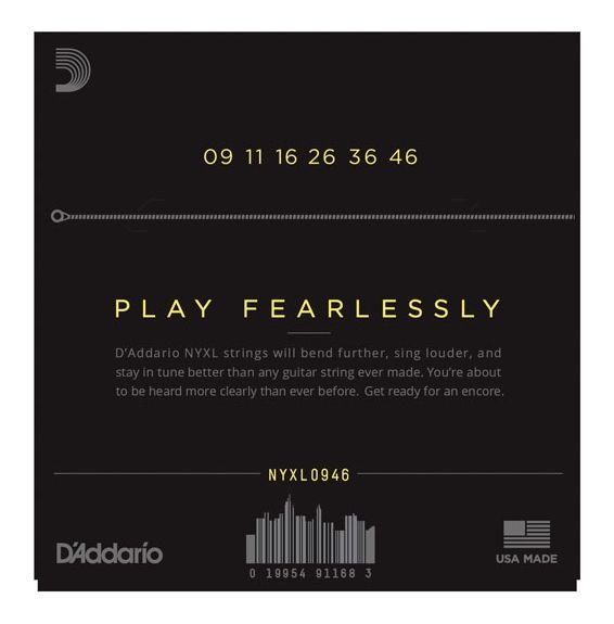 D'Addario NYXL0946 E-Gitarren Saiten .009-.046 High-Carbon-Stahllegierung_00034230_