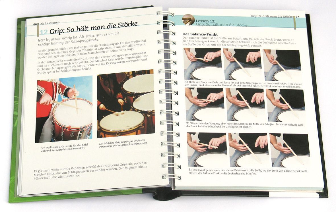 Noten drums der komplettkurs incl. CD Ringbuch von Justin Scott Voggenreiter 817_00011612_