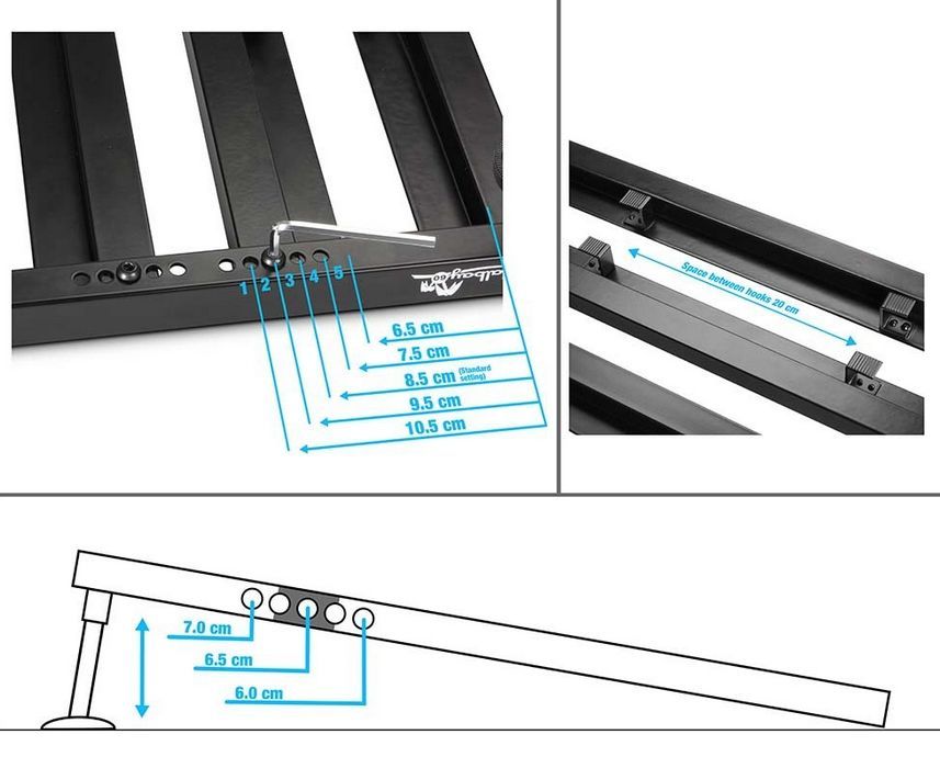 Palmer MI Pedalbay 40 variables Pedalboard mit Tragetasche_00032588_