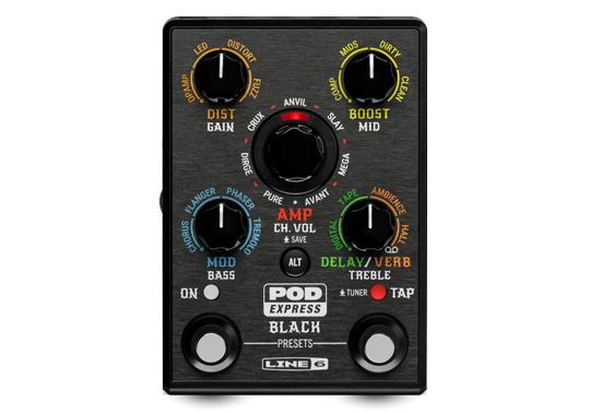 0614252324182 - POD Express Black Multieffektgerät für E-Gitarre