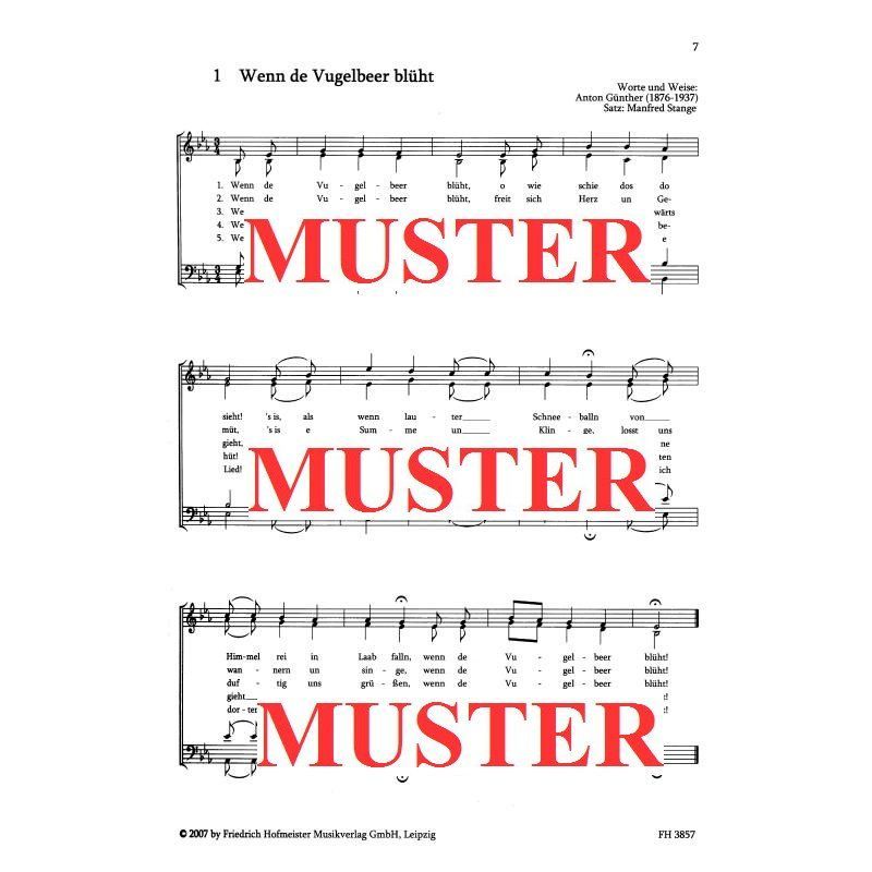 Noten Erzgebirgisches Chorbuch 2 gemischter Chor Manfred Stange FH 3857_00026243_