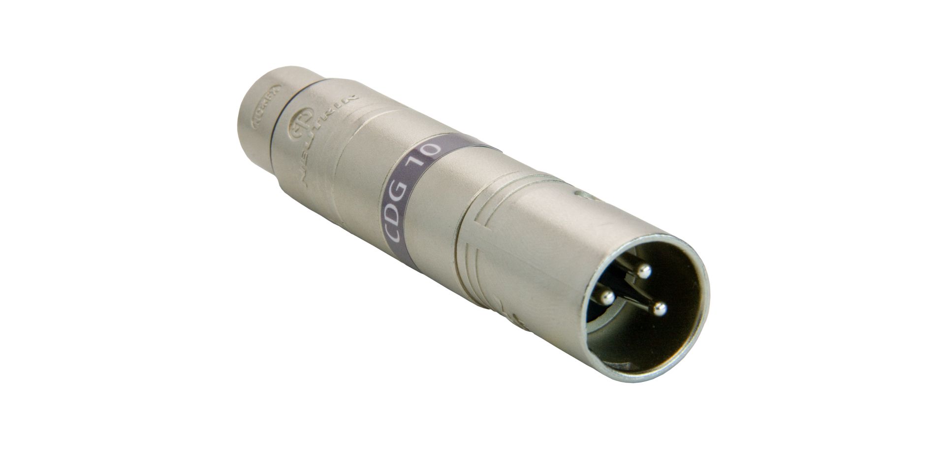Cordial CDG10 Dämpfungsglied 10dB Neutrik Festadapter XLRfemale XLRmale