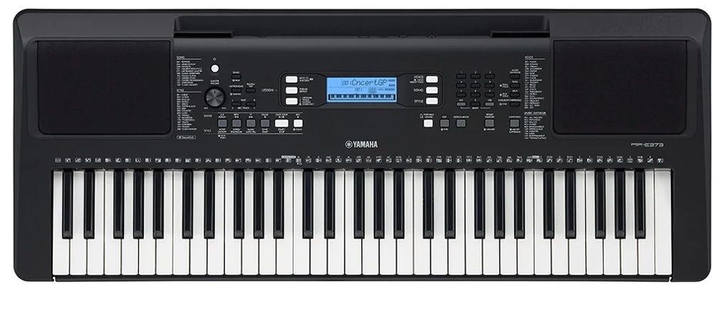 Yamaha PSR-E373 Keyboard mit 622 Klangfarben und Begleitautomatik, E373