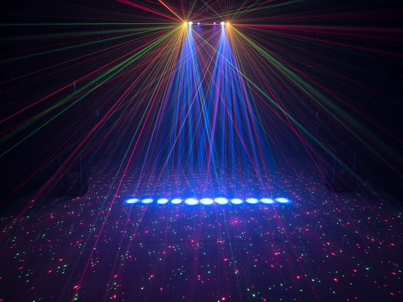 EUROLITE LED Multi FX Laser Bar Lichteffekt mit RGBAW-LED-Matrix