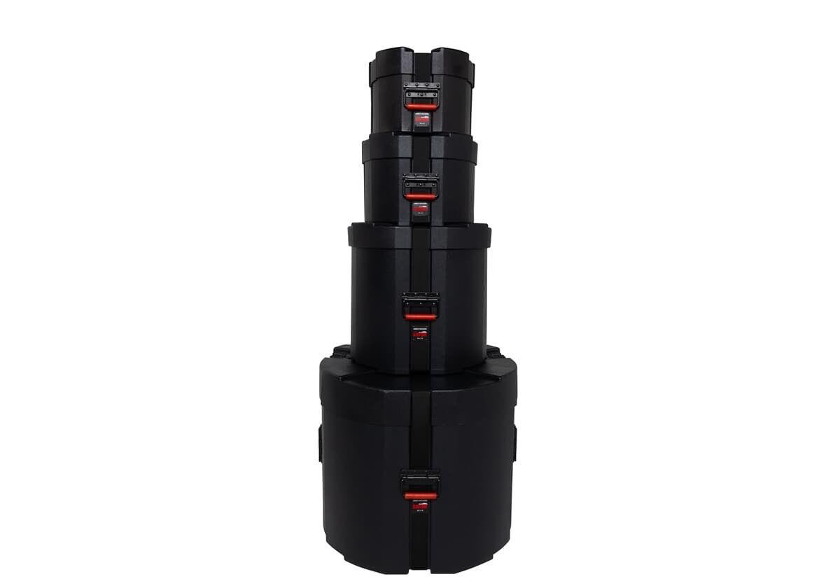 Gator GPCROCKPACK Hardcase Set Grooves Roto Rock Pack
