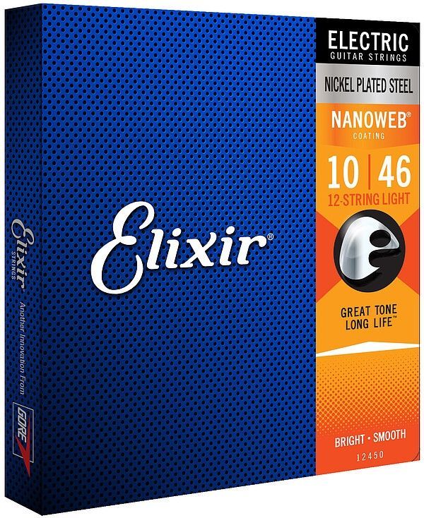 0733132124503 - Elixir - 12450 Nanoweb Electric 12-String 10-46 0733132124503 - Elixir - 12450 Nanoweb Electric 12-String 10-46