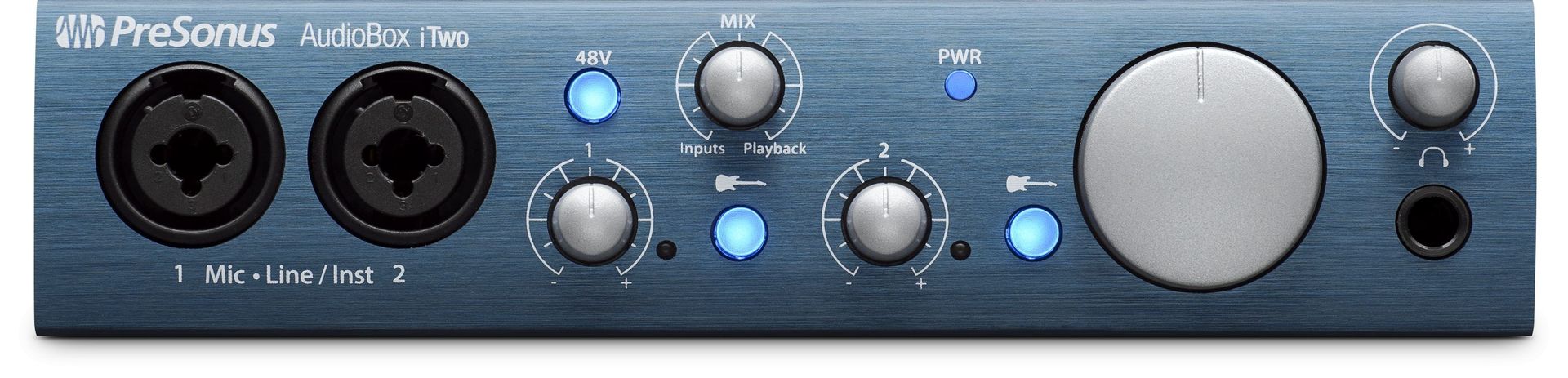 Presonus AudioBox iTwo USB 2.0 Audio Interface für iPad, Mac, PC mit Midi IN/OUT