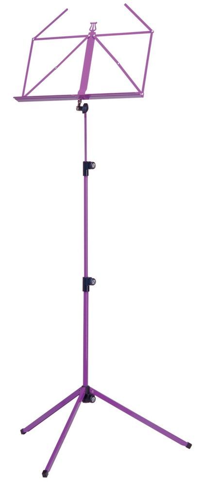 K&M 10010 Notenpult fliederfarbig, Höhe 625 - 1240 mm,zusammengelegt 460mm 100/1_00029189_