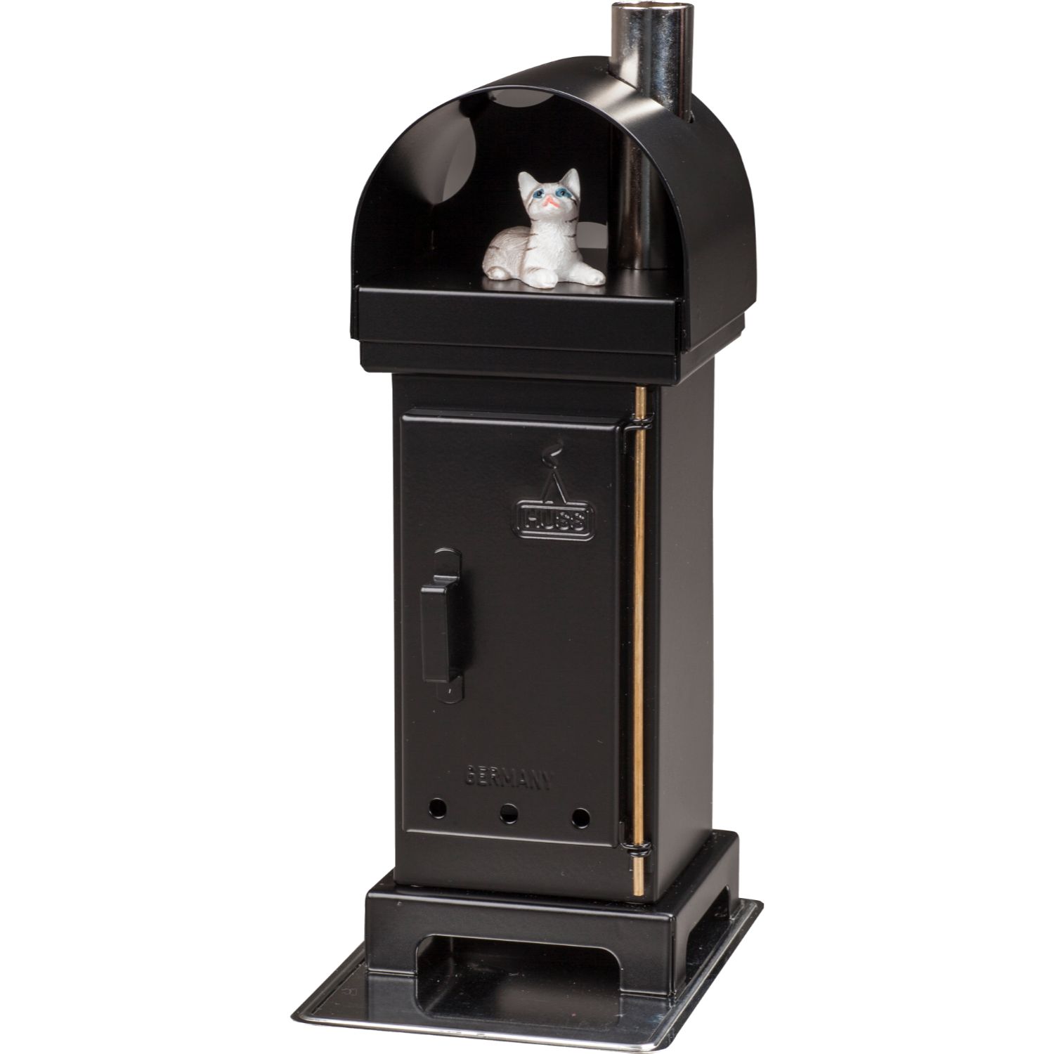 Jürgen Huss Kaminofen kupfer hergestellt im Erzgebirge  "Der Dekorative" 