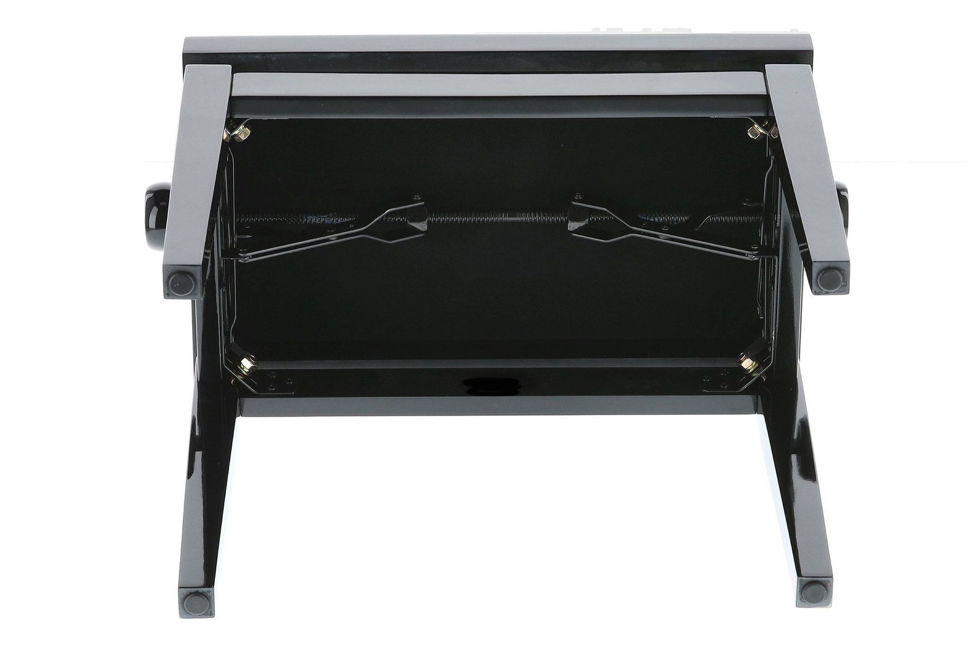 Markstein Klavierbank DELUXE schwarz poliert, Sitzbezug schwarz, verstellbar Markstein Klavierbank DELUXE schwarz poliert, Sitzbezug schwarz, verstellbar