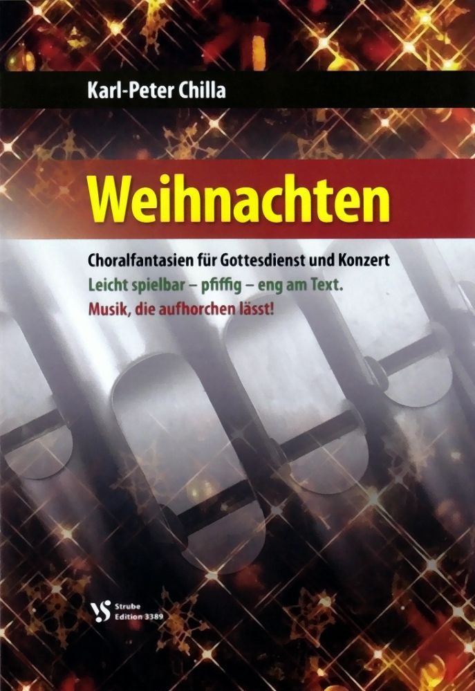 Noten Weihnachten Orgel Karl Peter Chilla VS 3389 Strube Vorspiele organ_00032833_