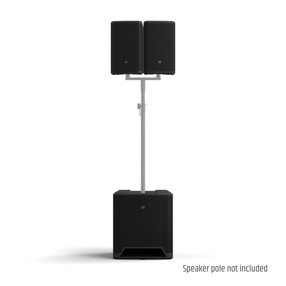 LD Systems DAVE 15 G4X Kompaktes 2.1 PA-System aktiv mit Bluetooth_00051700_