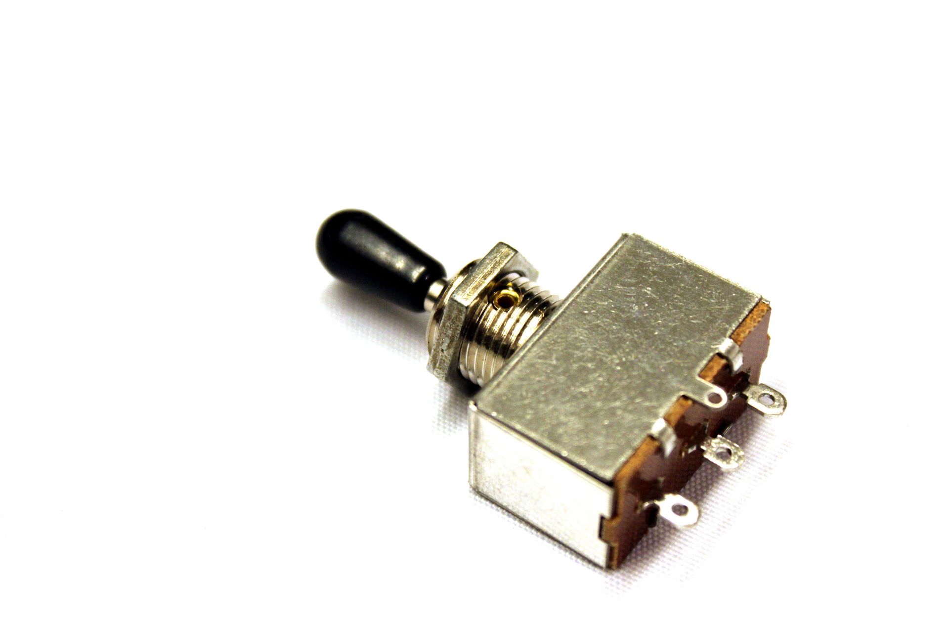 Knauer Toggle Switch, 3-Weg-Schalter für E-Gitarren, schwarzer Knopf