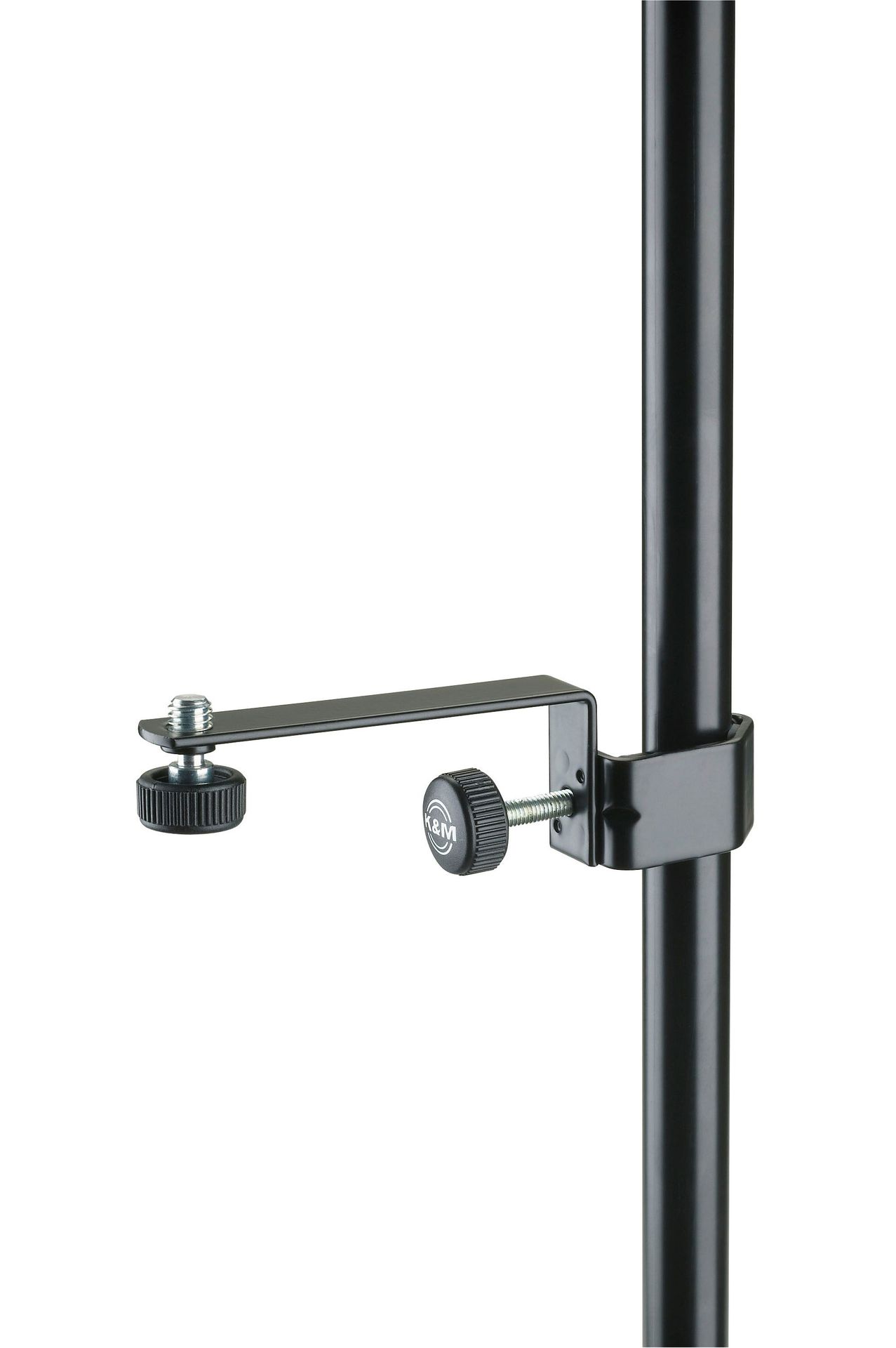 K&M 238 Mikrofon-Halteschiene für Mikrofonstativ, schwarz_00000983_