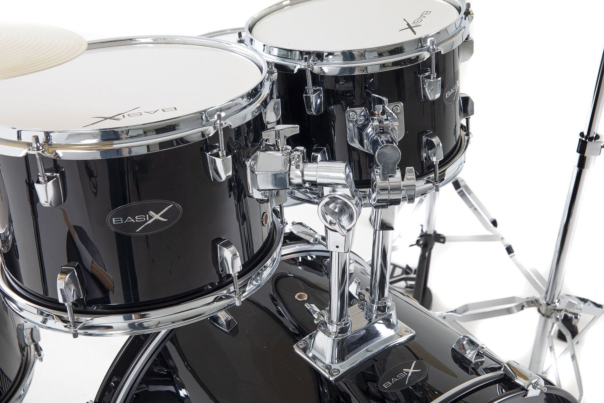 Basix Classic Einsteiger Schlagzeug-Set schwarz_00053212_